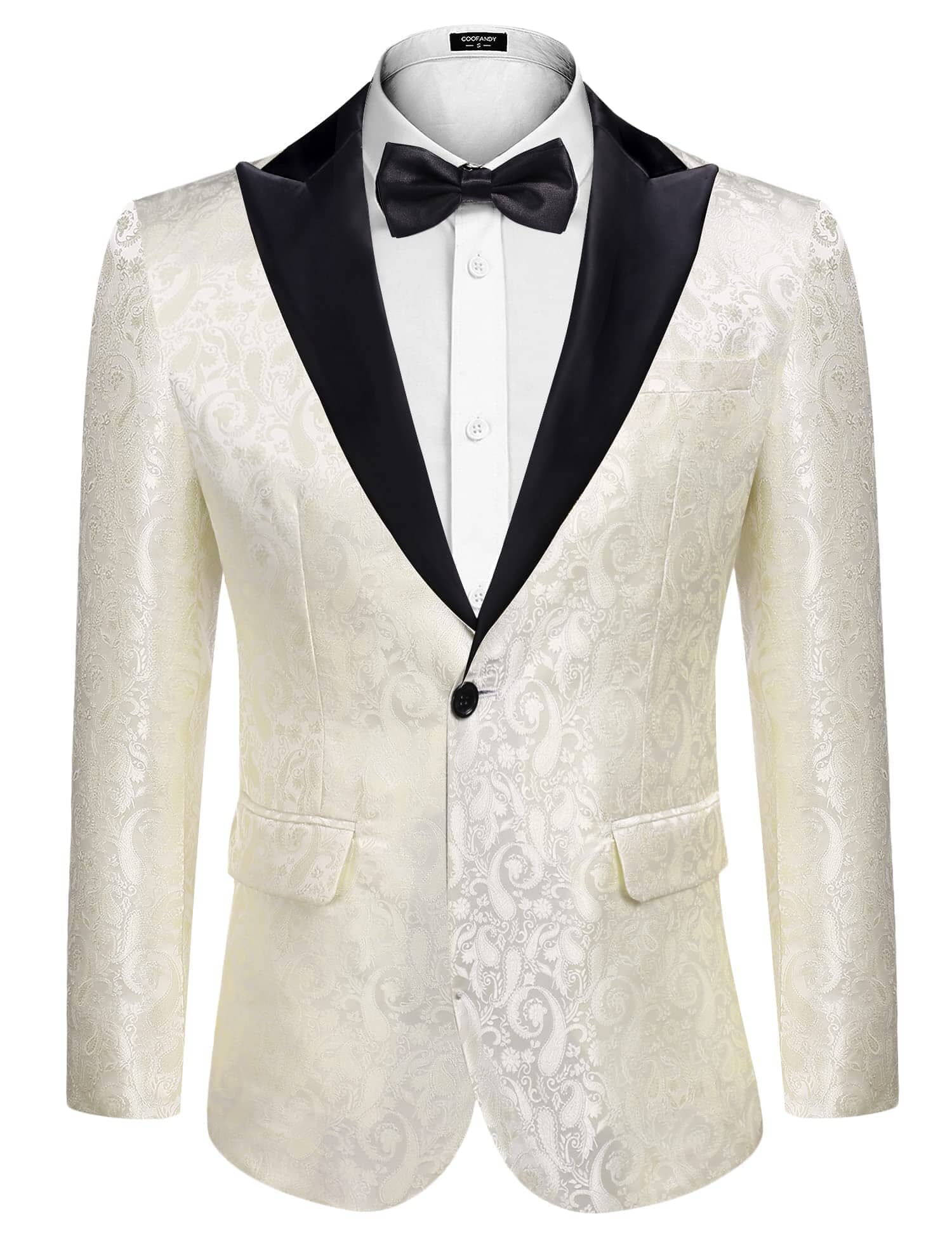 Coofandy Floral Party Tuxedo (US Only) Blazer coofandy White XS 