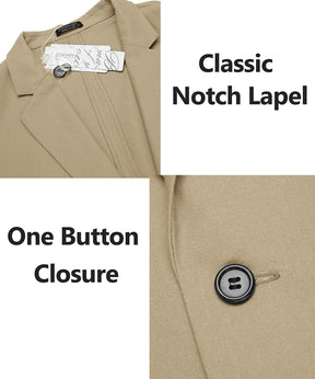 Casual Regular Fit Lightweight Linen Blazer (US Only) Blazer COOFANDY Store 