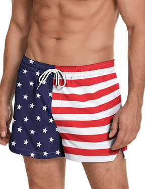 Classic Quick Dry Sport Shorts (US Only) Shorts COOFANDY Store American Flag S 