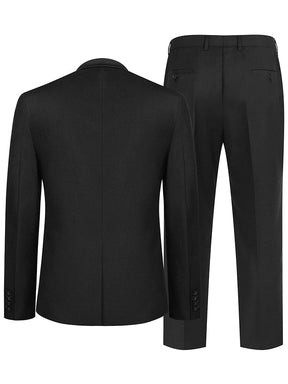 Formal 2-Piece Suit Set (US Only) Blazer coofandy 
