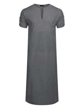 Coofandy V-Neck Long Gown (US Only) Robe coofandy Dark Grey S 