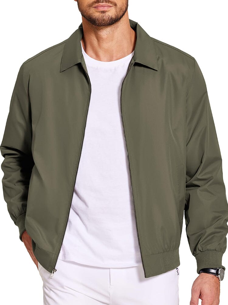 Casual Windproof Bomber Jacket (US Only) Jackets coofandy Army Green S 
