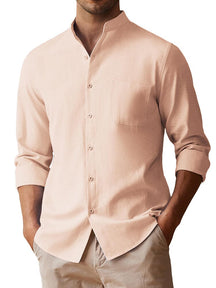 Leisure Soft 100% Cotton Shirt (US Only) Shirts coofandy Champagne S 