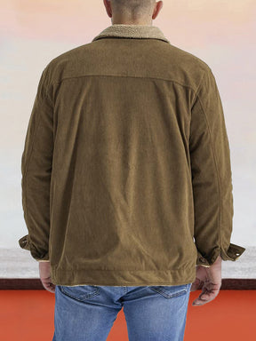 Vintage Corduroy Fleece Lined Jacket