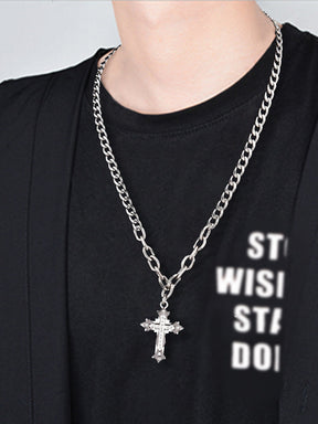 Stylish Crucifix Pendant with Chain