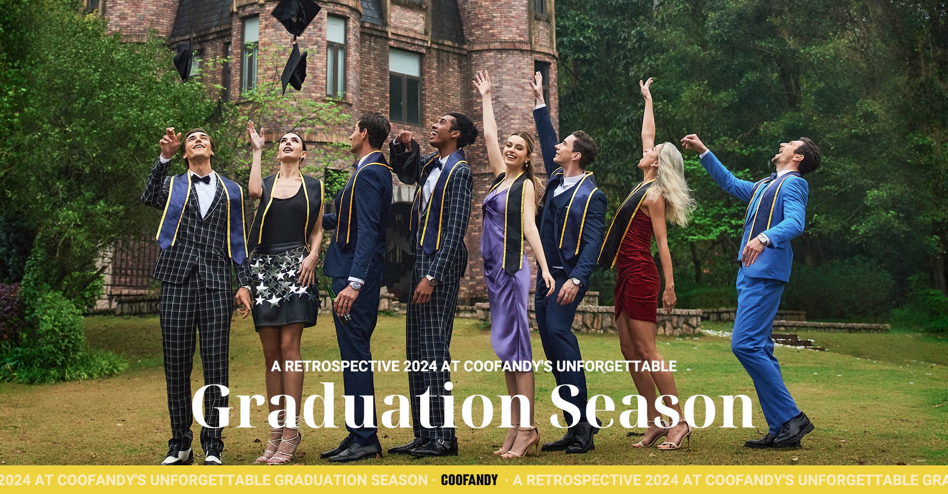A Retrospective 2024 at COOFANDY's Unforgettable Graduation Season