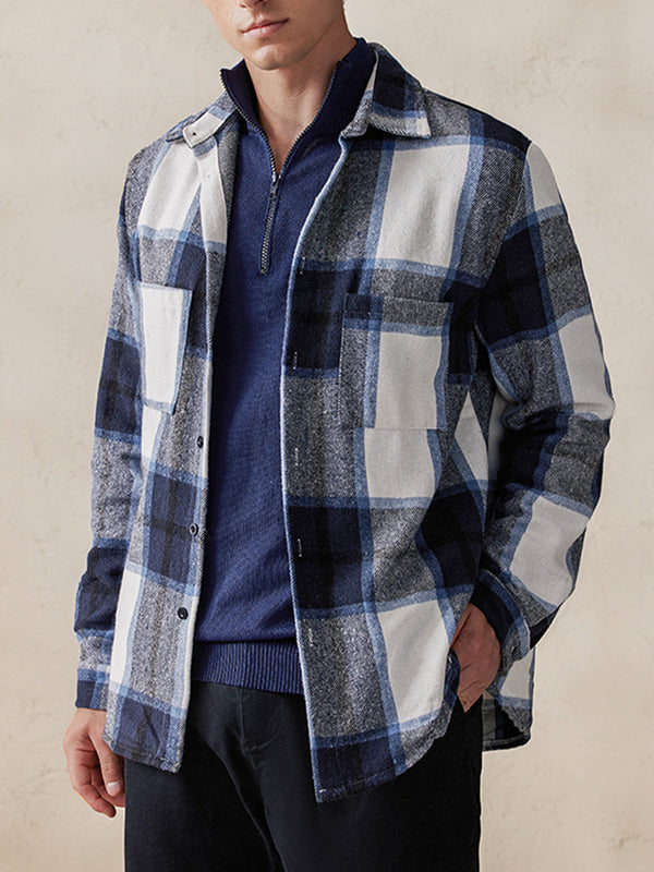 Comfy 100% Cotton Flannel Plaid Shirt