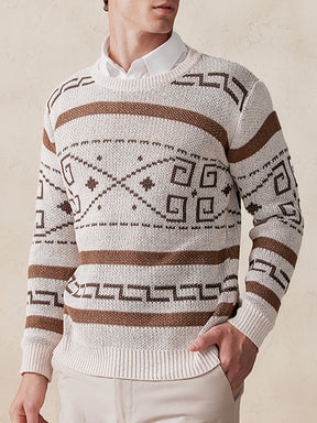 Stylish Retro Pullover Sweater