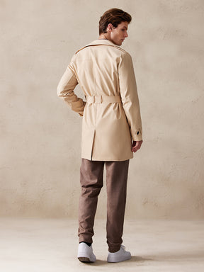 Classic Double-Breasted Trench Coat