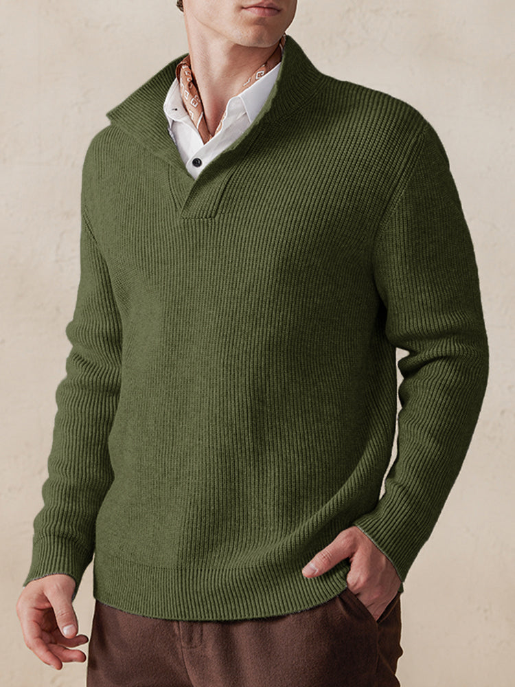 Stylish Solid Color Sweater