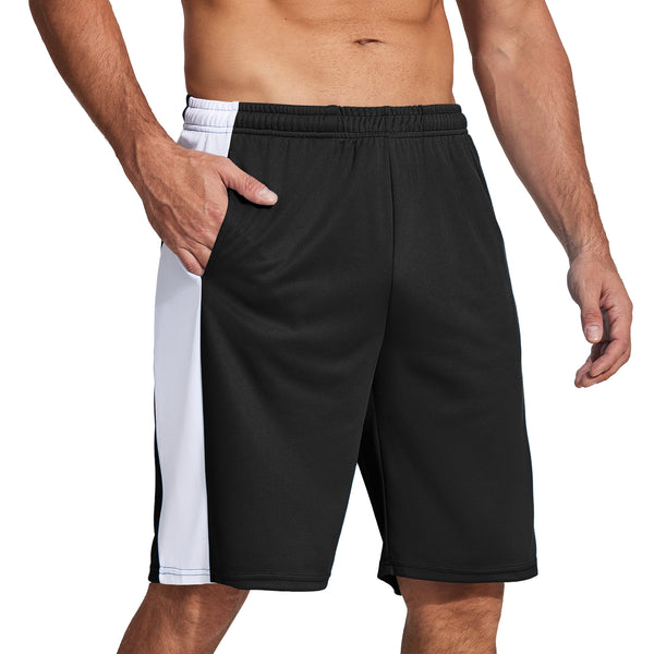 COOFANDY Mens Long Basketball Shorts Mesh Gym Athletic Shorts with Pockets
