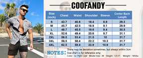 COOFANDY Men's Hawaiian Floral Shirts Cotton Linen Button Down Tropical Holiday Beach Shirts