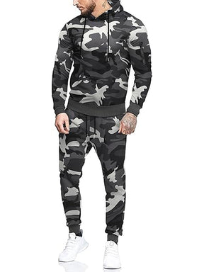 COOFANDY Men's Tracksuit 2 Piece Hooded Athletic Sweatsuits Casual Running Jogging Sport Suit Sets