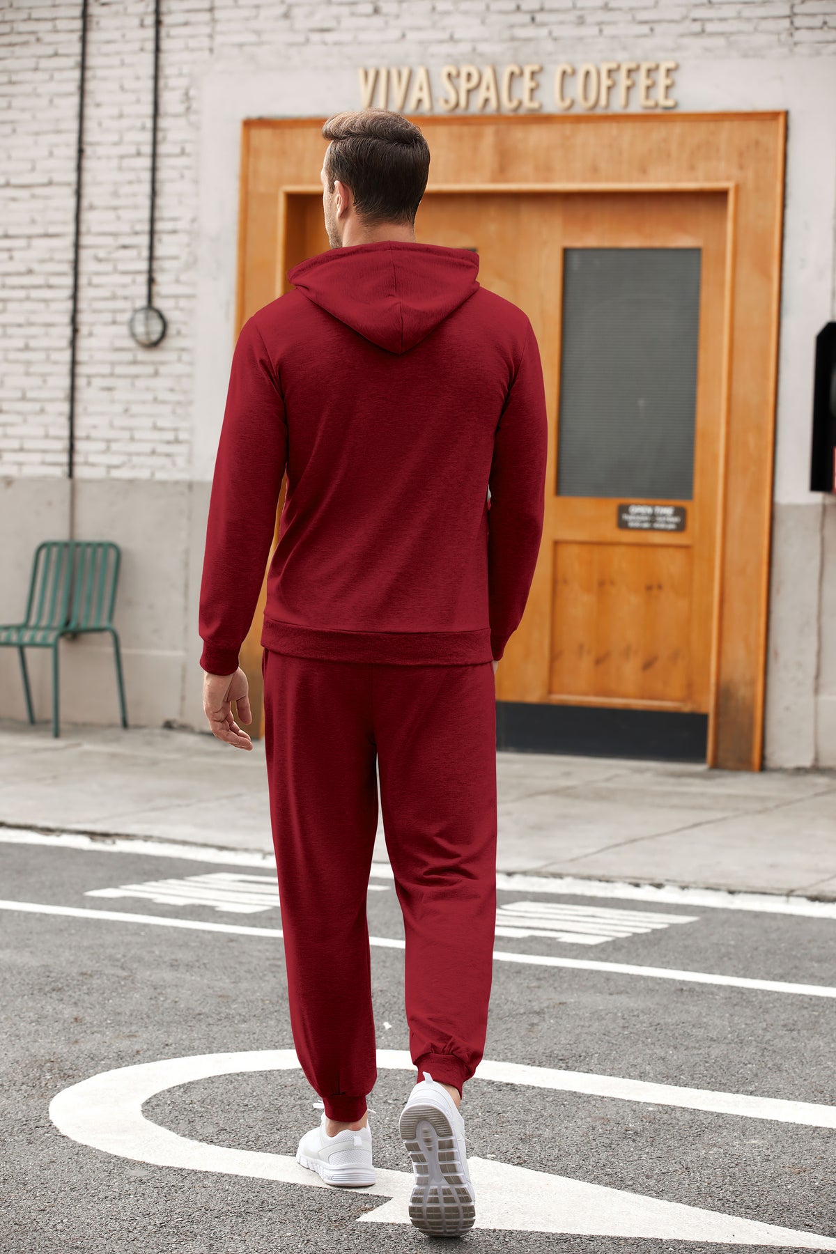 COOFANDY Sweatsuits for Men 2 Piece Tracksuit Casual Athletic Jogging Suit Hooded Set