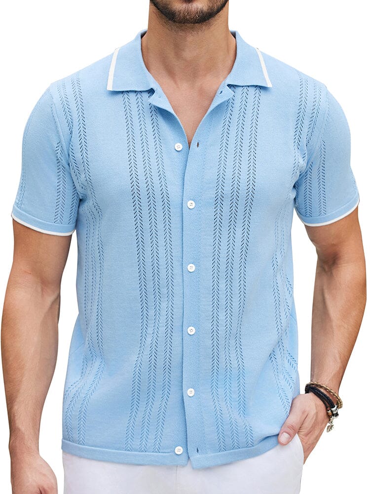 Casual Breathable Knit Shirt (US Only)