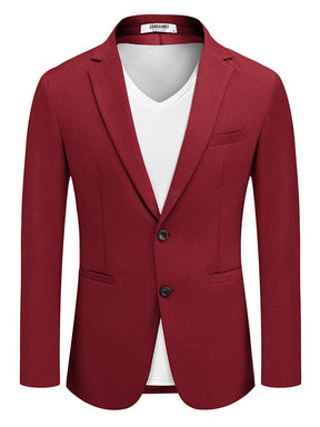 Business Casual Lightweight Blazer Jacket (US Only) Blazer coofandy Red S 