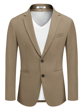 Business Casual Lightweight Blazer Jacket (US Only) Blazer coofandy Khaki S 