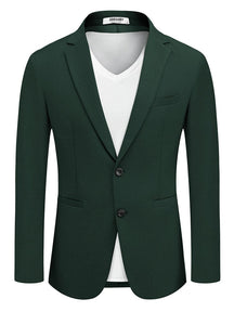 Business Casual Lightweight Blazer Jacket (US Only) Blazer coofandy Dark Green S 