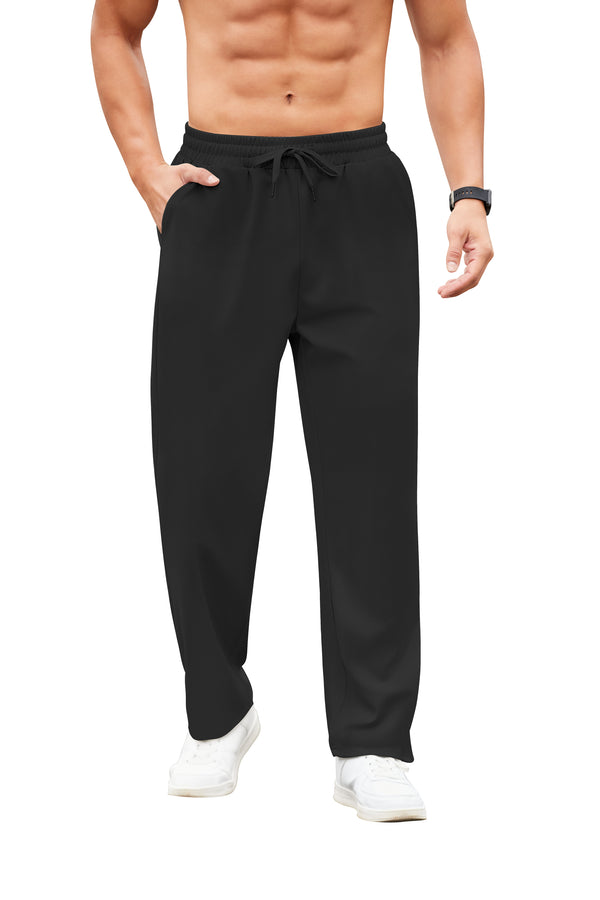 COOFANDY Men Jogger Yoga Sweatpants Casual Athletic Elastic Waist Pants Open Bottom Trouser Jersey Knit Pants with Pockets