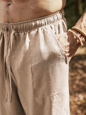 Eco-friendly 100% Linen Pants Pants coofandy 