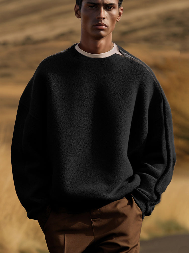 Simple Performance Tweed Sweatshirt