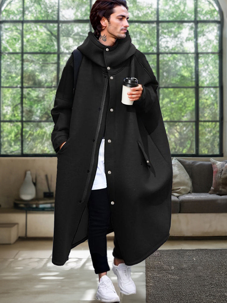 Windproof Oversized Hooded Coat