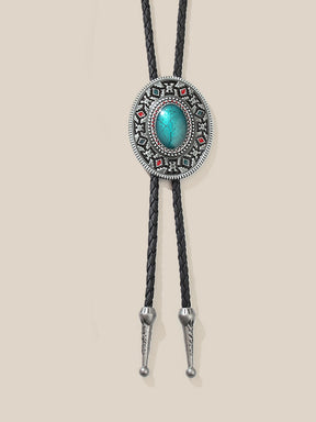 Vintage Bolo Tie Leather Necklace