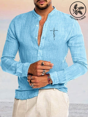 Cotton Linen Long Sleeve Shirt