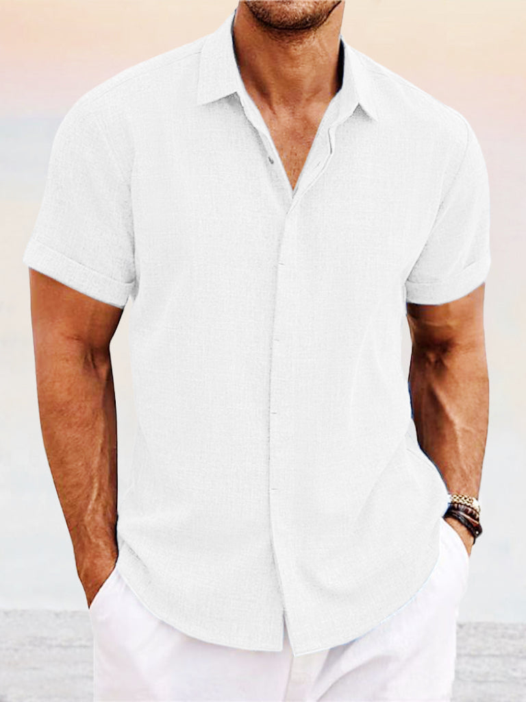 Casual Cotton Linen Shirt