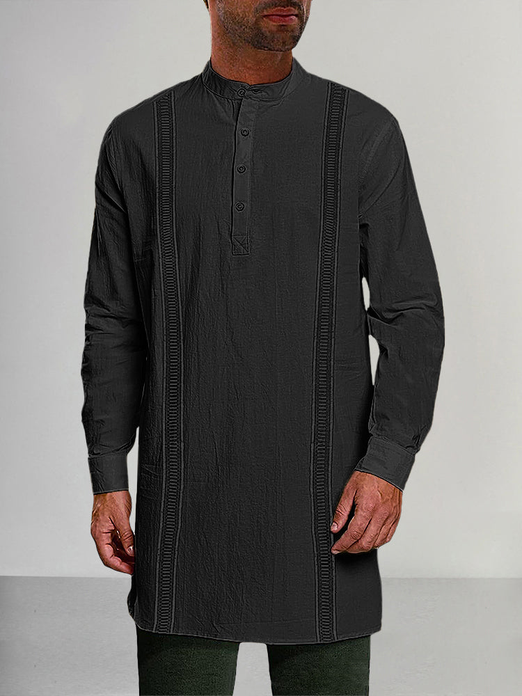 Premium Cotton Linen Long Shirt