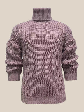 Casual Knitted Turtleneck Sweater