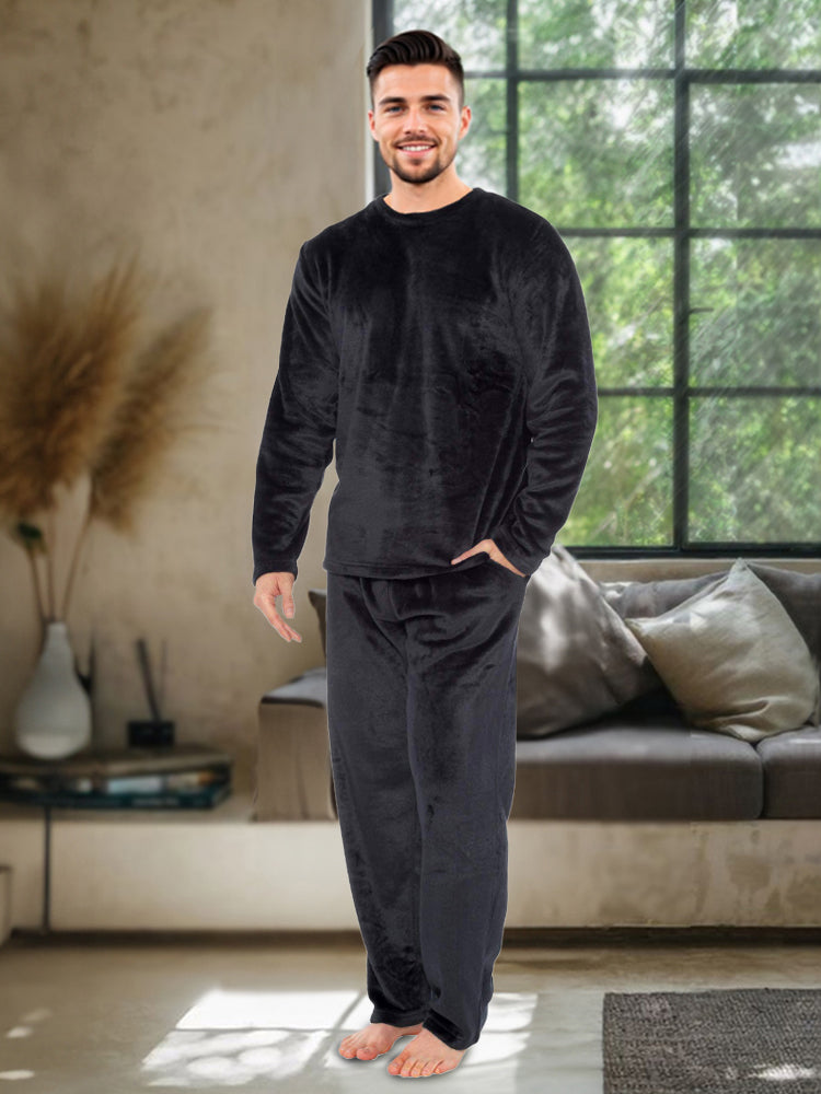 Thermal Flannel Fleece 2-Piece Set