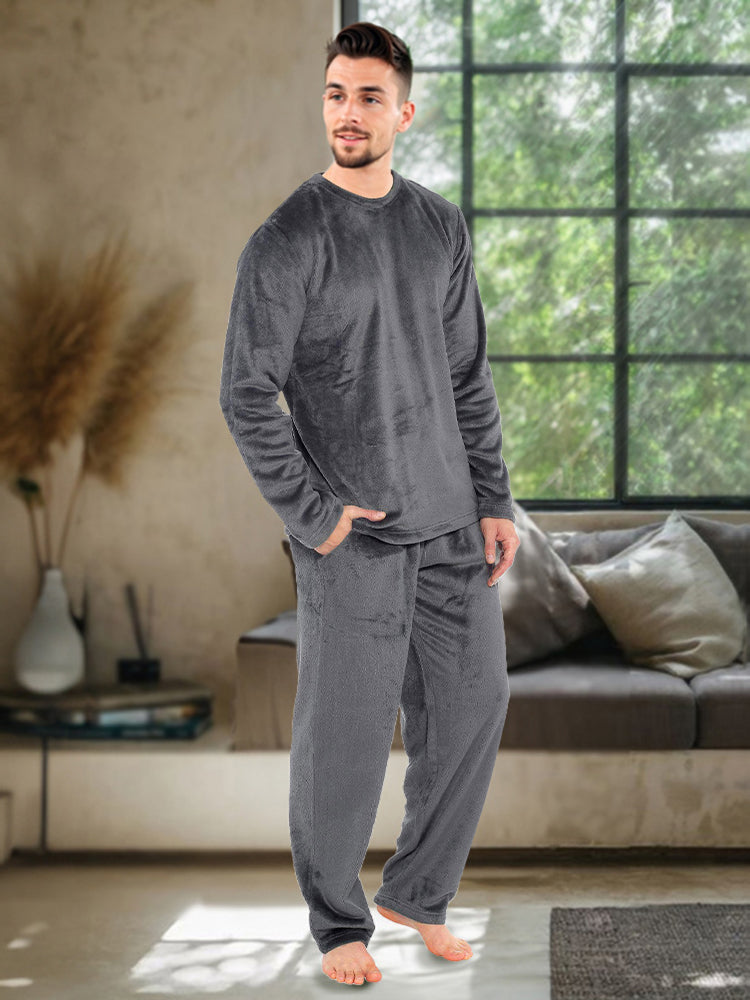 Thermal Flannel Fleece 2-Piece Set