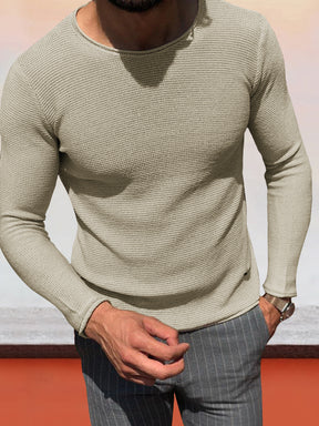 Casual Knit Pullover Sweater