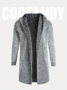 Casual Hooded Cardigan with Pockets