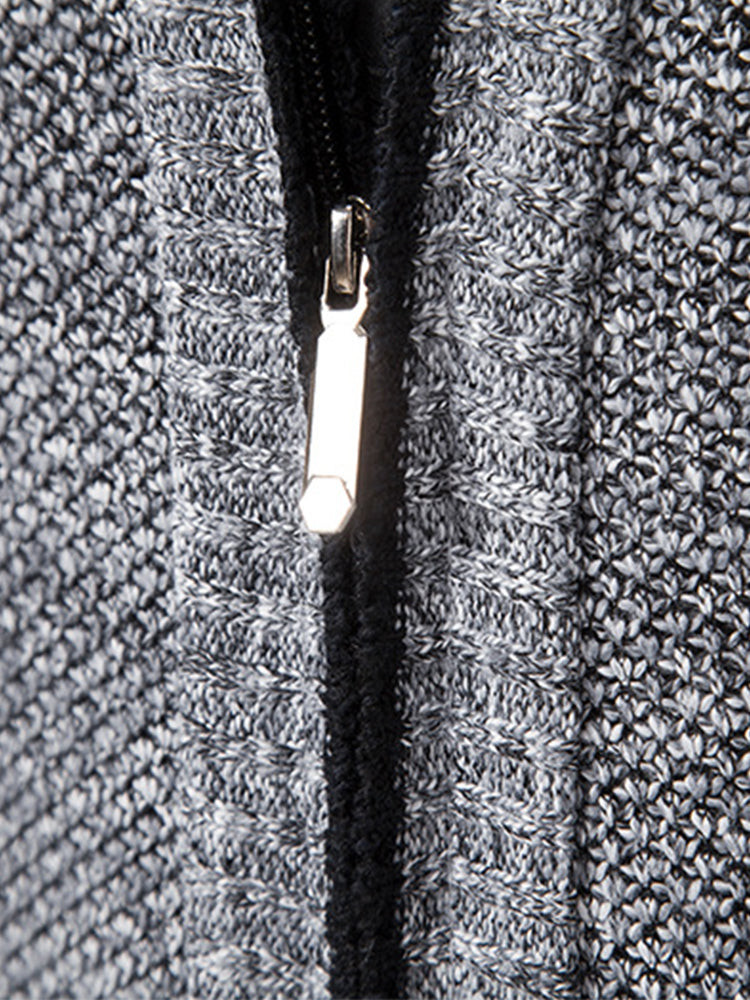Classic Turtleneck Zipper Sweater Vest