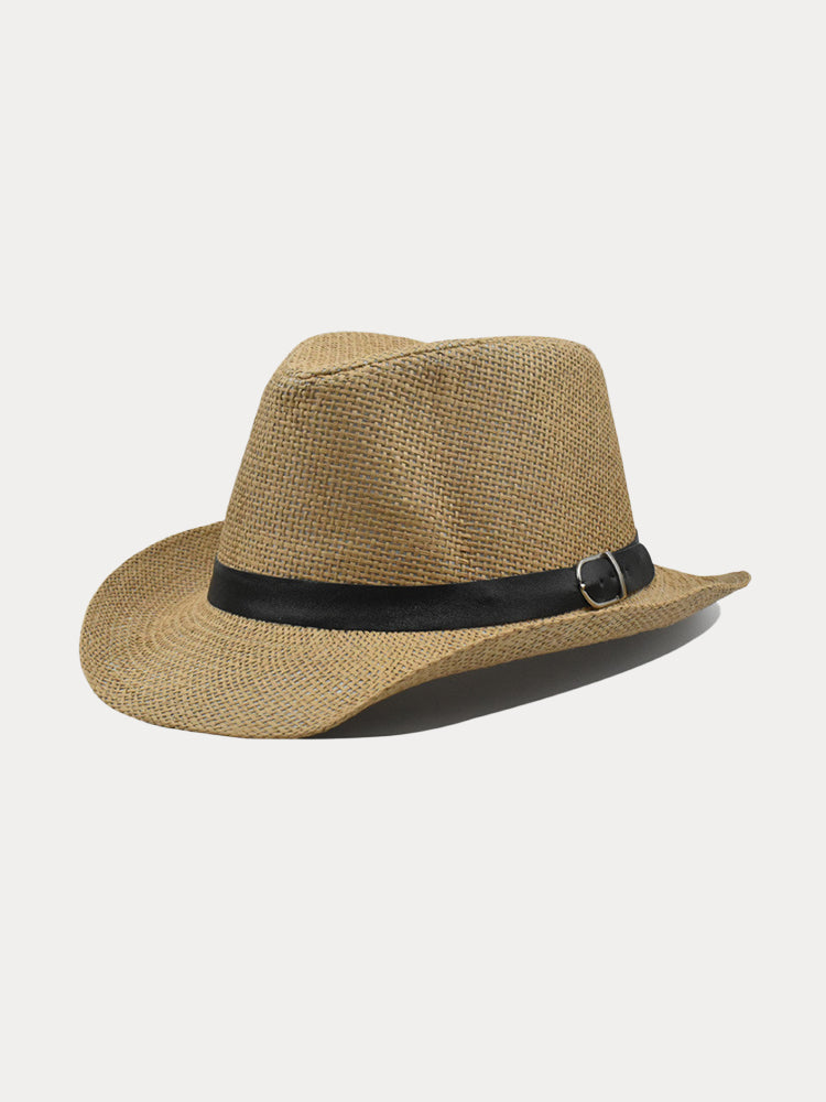 Western Cowboy Woven Straw Hat