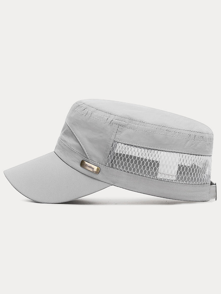 Breathable Mesh Flat Top Cap