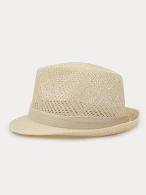 Foldable Breathable Mesh Fedora Hat