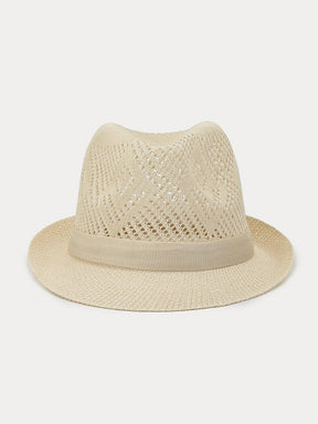 Foldable Breathable Mesh Fedora Hat