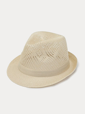 Foldable Breathable Mesh Fedora Hat