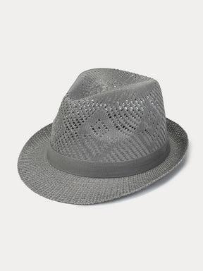 Foldable Breathable Mesh Fedora Hat