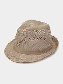 Foldable Breathable Mesh Fedora Hat