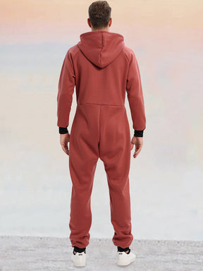 Thermal Thick Hooded Jumpsuit