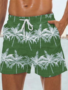 Casual Hawaiian Printed Beach Shorts