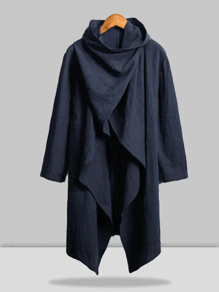cotton linen style cape Coat coofandystore 