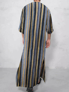 Long-sleeve One-piece Shirt Robe coofandy 