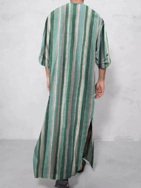 Long-sleeve One-piece Shirt Robe coofandy 