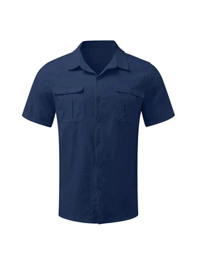 Coofandy Short Sleeve Shirt With Pockets coofandy 