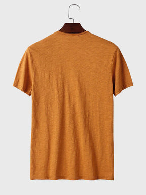 Cotton V-Neck Short Sleeve T-Shirt coofandystore 